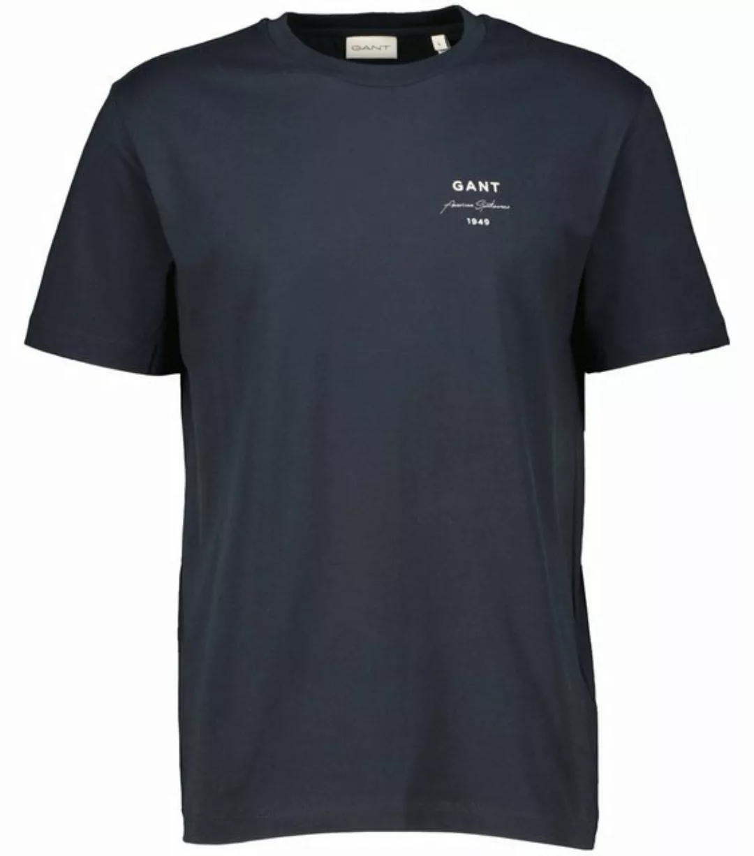 Gant T-Shirt Herren T-Shirt LOGO SCRIPT Regular Fit (1-tlg) günstig online kaufen