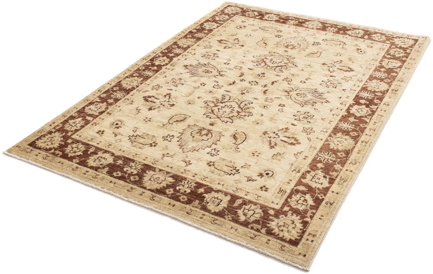 morgenland Orientteppich »Ziegler - 180 x 124 cm - beige«, rechteckig, Wohn günstig online kaufen