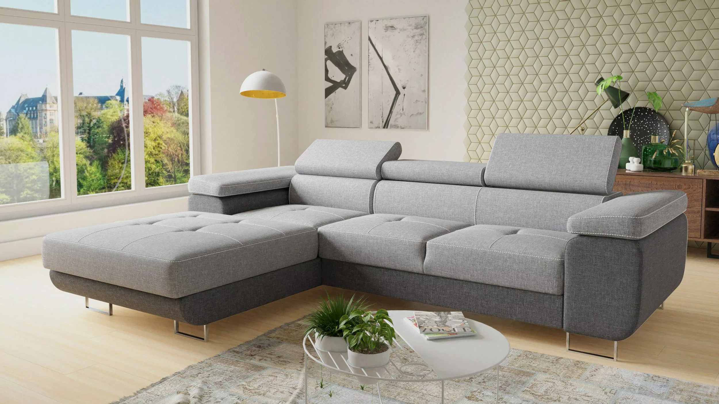 Sofnet Ecksofa Divo, mit Schlaffunktion und günstig online kaufen