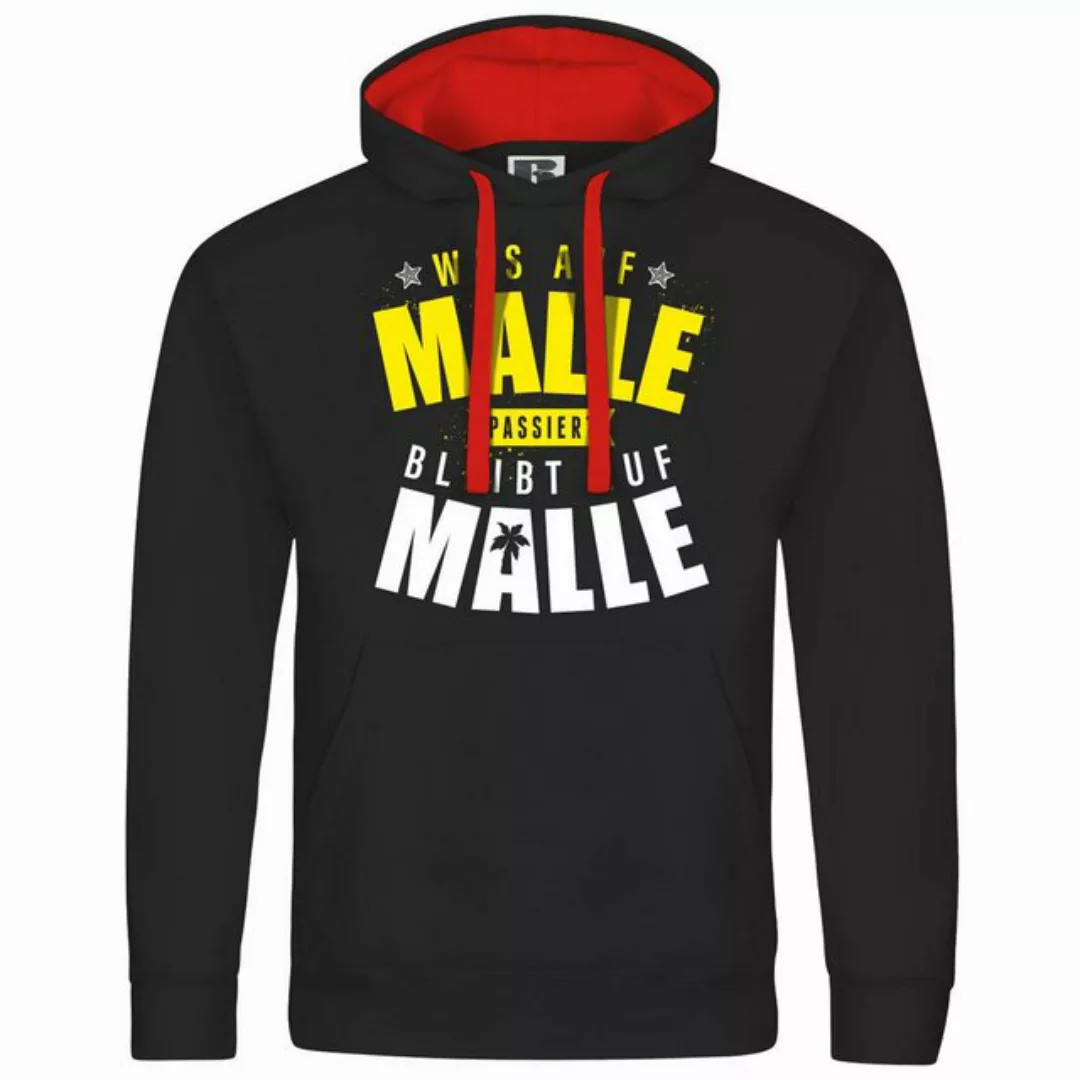 deinshirt Kapuzenpullover Herren Kapuzenpullover Was auf Malle passiert Mit günstig online kaufen