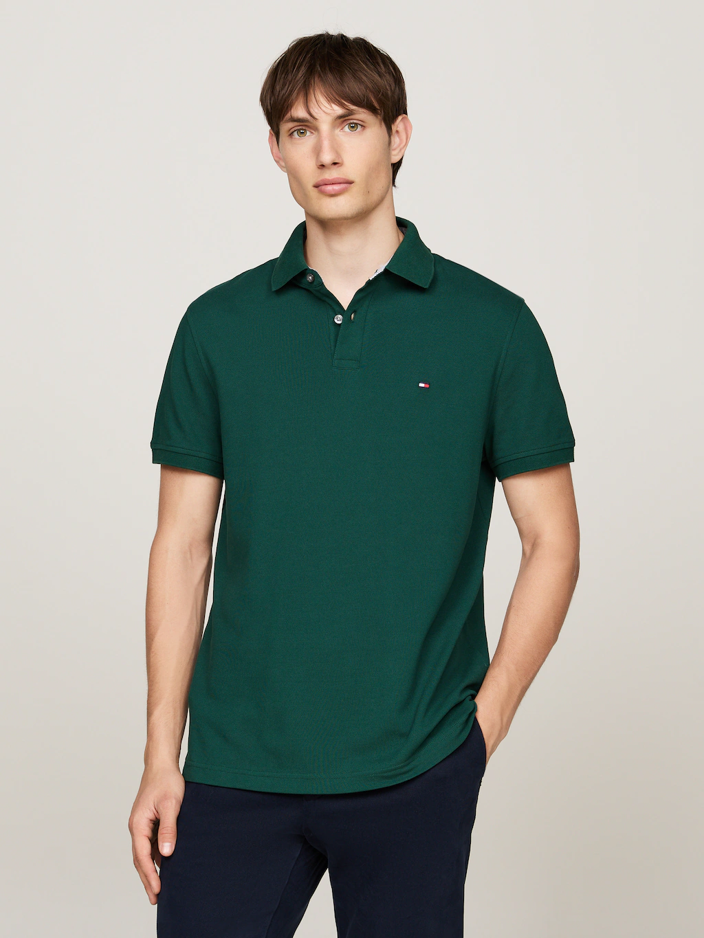 Tommy Hilfiger Poloshirt "1985 REGULAR POLO", mit Tommy Hilfiger Kontrastst günstig online kaufen