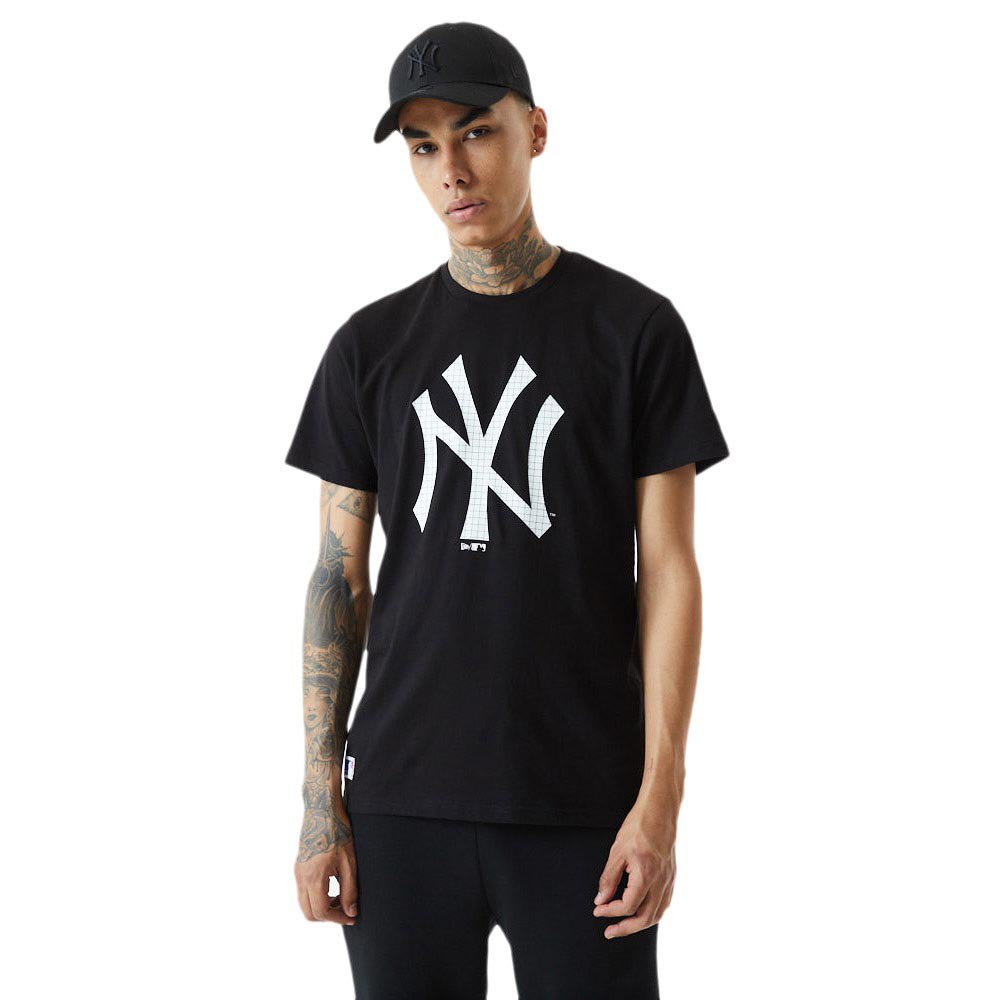 New Era Mlb Infill Team Logo New York Yankees Kurzärmeliges T-shirt XL Blac günstig online kaufen