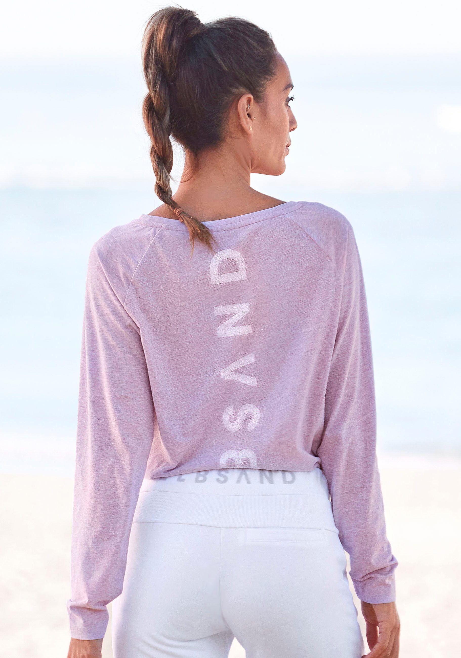 Elbsand Longsleeve Tira mit Logodruck hinten, günstig online kaufen