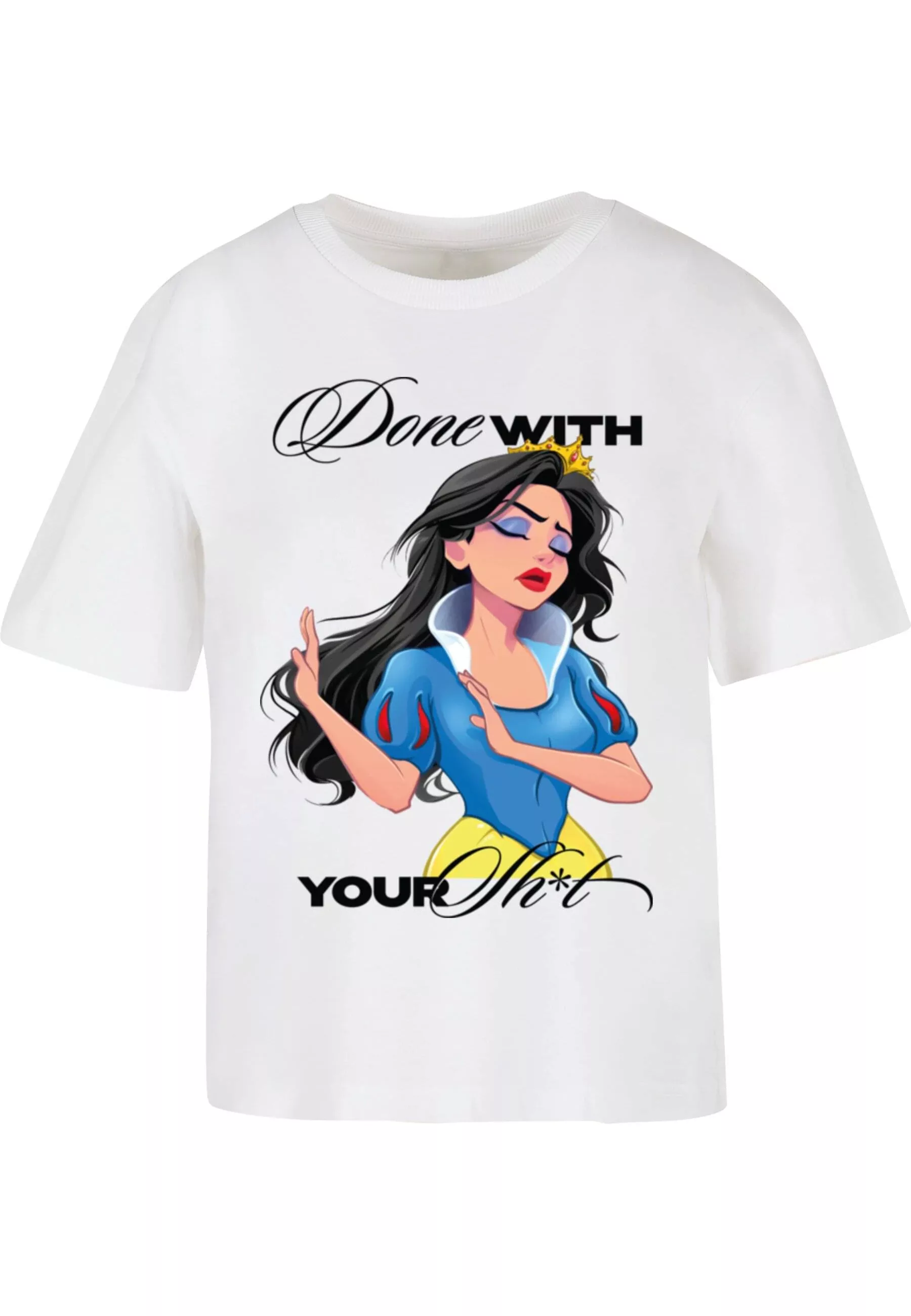 Miss Tee T-Shirt "Miss Tee Done With Your Sh*it Tee", (1 tlg.) günstig online kaufen