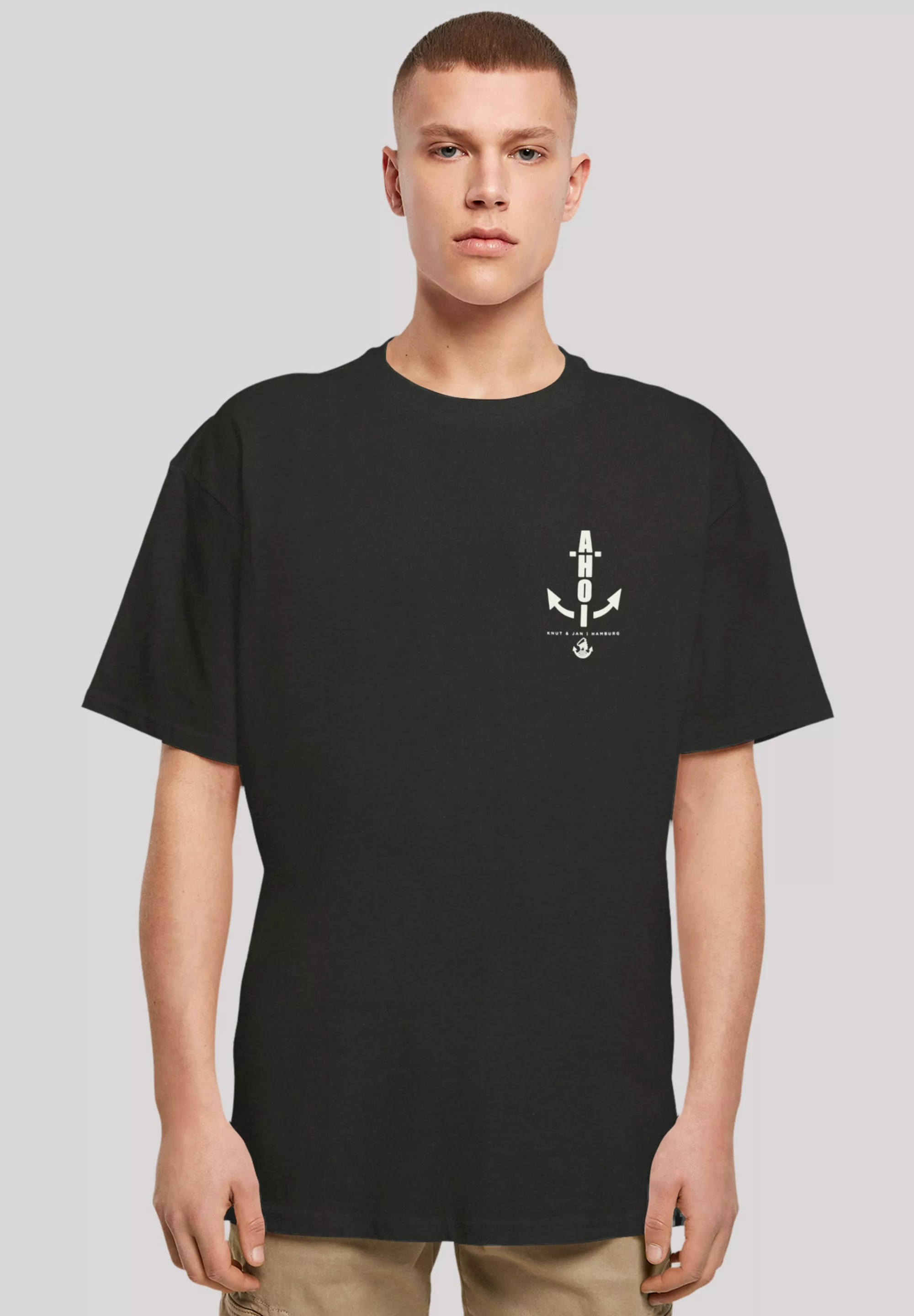 F4NT4STIC T-Shirt "Ahoi Anker Knut & Jan Hamburg", Print günstig online kaufen