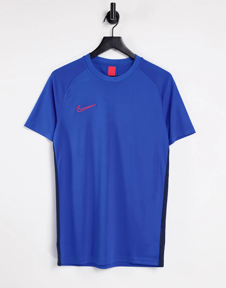 Nike Football – Academy – T-Shirt in Blau, Kombiteil günstig online kaufen
