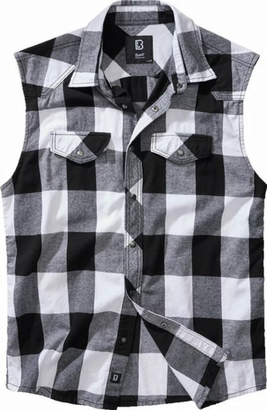 Brandit Langarmhemd Check Shirt Sleeveless günstig online kaufen