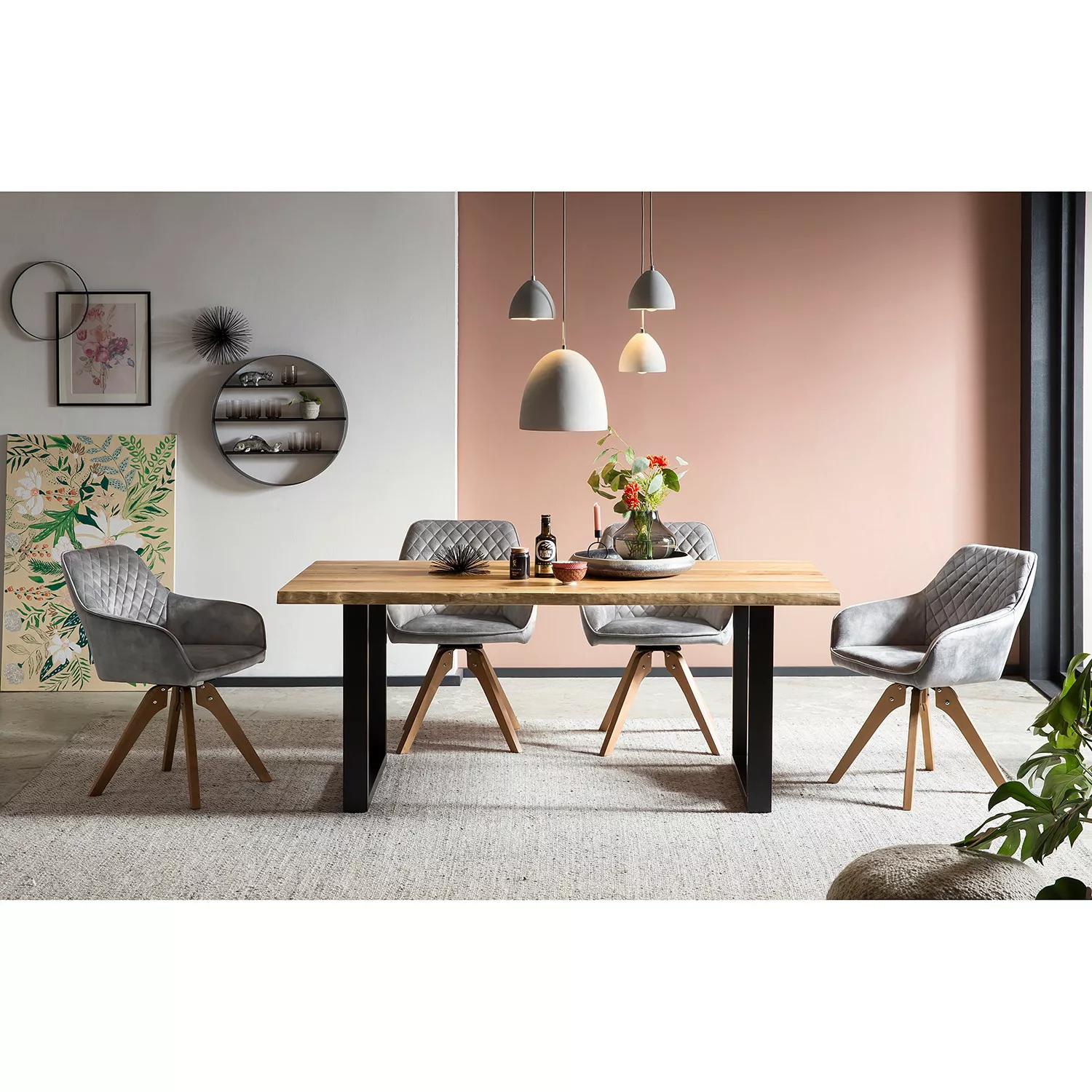 SalesFever Armlehnstuhl, 1 St., Samtvelours-Polyester, 180 Drehplatte unter günstig online kaufen