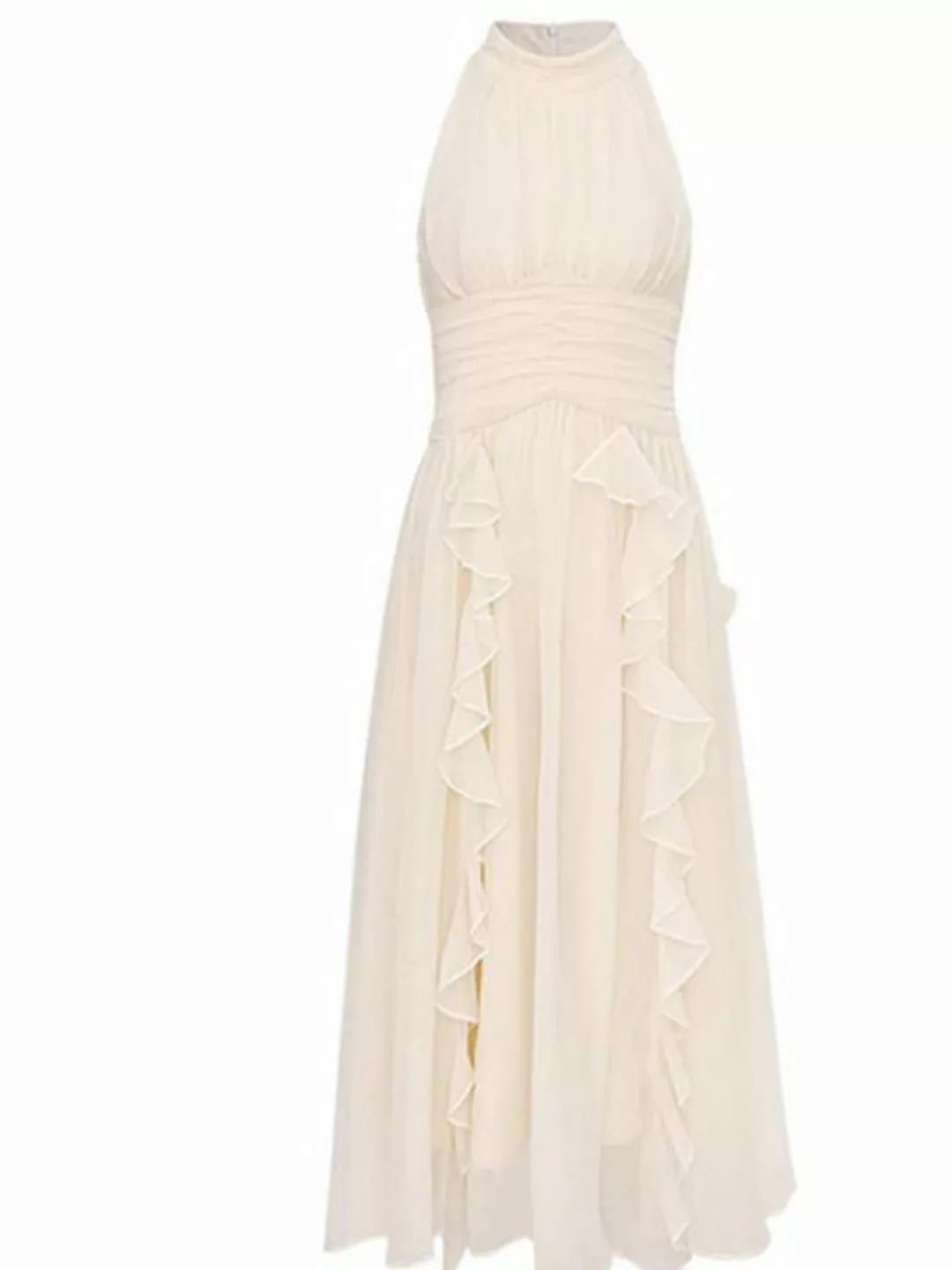 KIKI Neckholderkleid Hängende Nackenkleid Kleid Camisole Long Rock Oktoberf günstig online kaufen