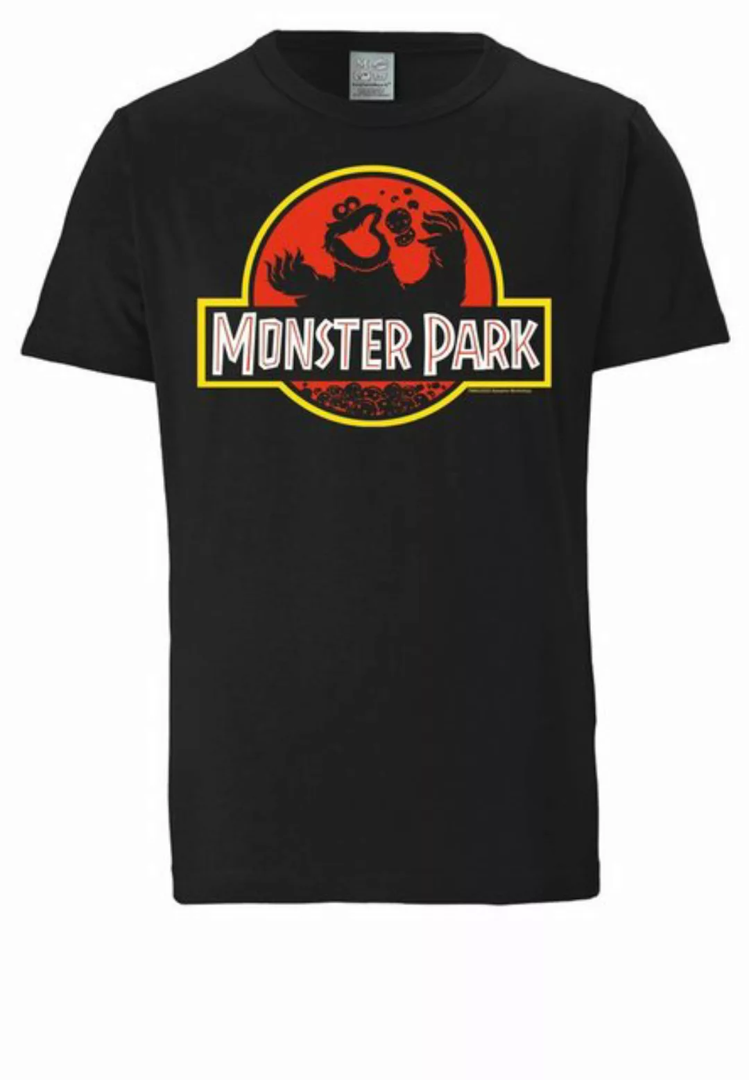 LOGOSHIRT T-Shirt "Sesamstrasse Krümelmonster Monster Park", mit coolem Pri günstig online kaufen