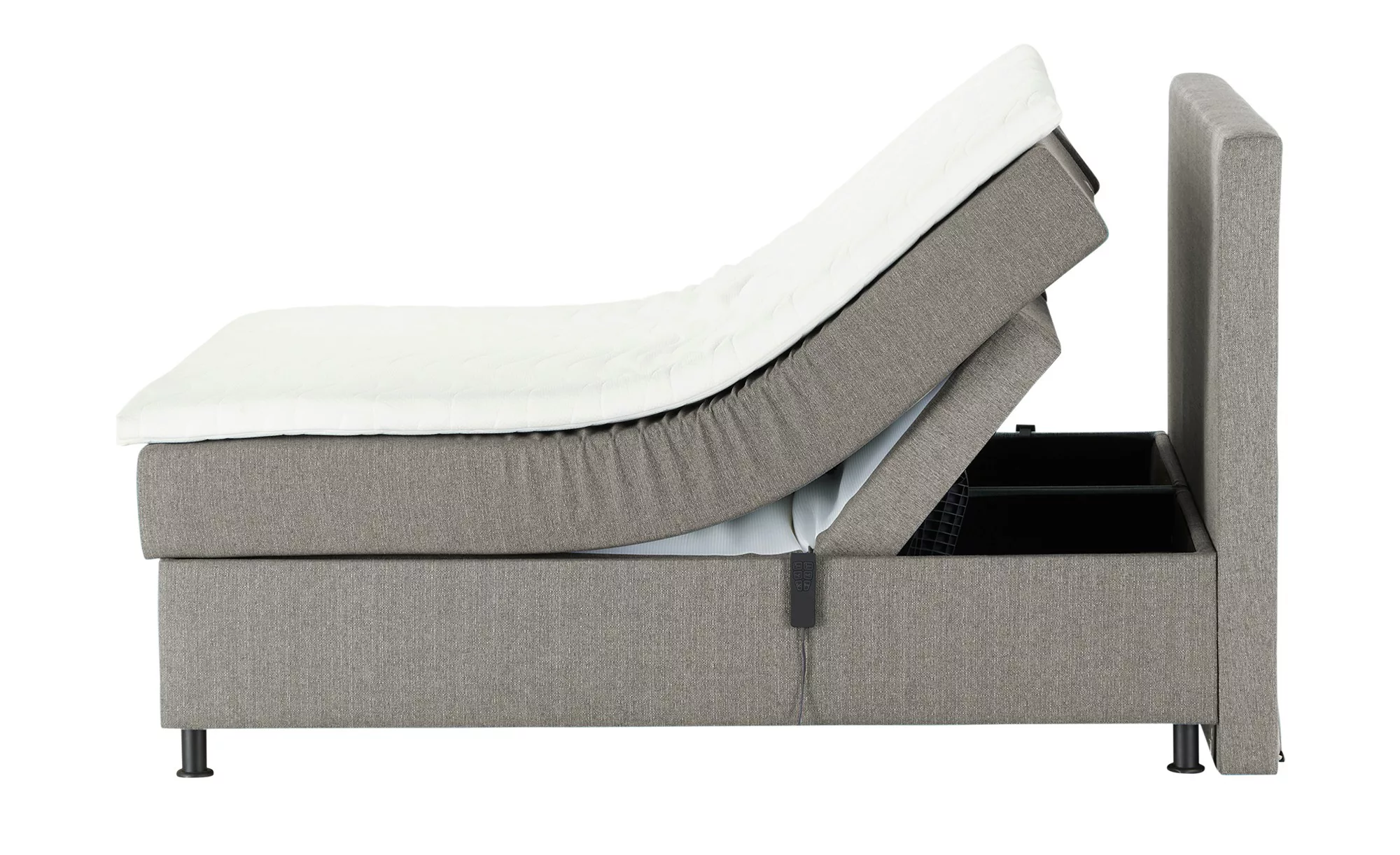 Wohnwert Motor-Boxspringbett  Dormian Boro Motor ¦ grau ¦ Maße (cm): B: 180 günstig online kaufen