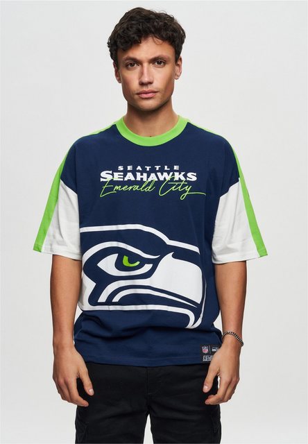 Recovered T-Shirt "NFL Seahawks Seattle Cut and Sew Oversized", für alle Se günstig online kaufen