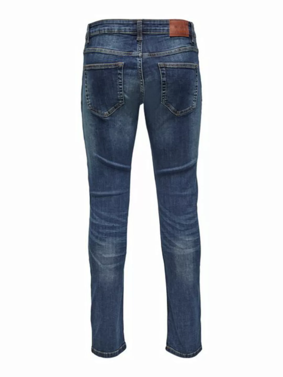 Only & Sons Herren Jeans ONSWEFT 5076 PK - Straight Fit - Blau - Medium Blu günstig online kaufen