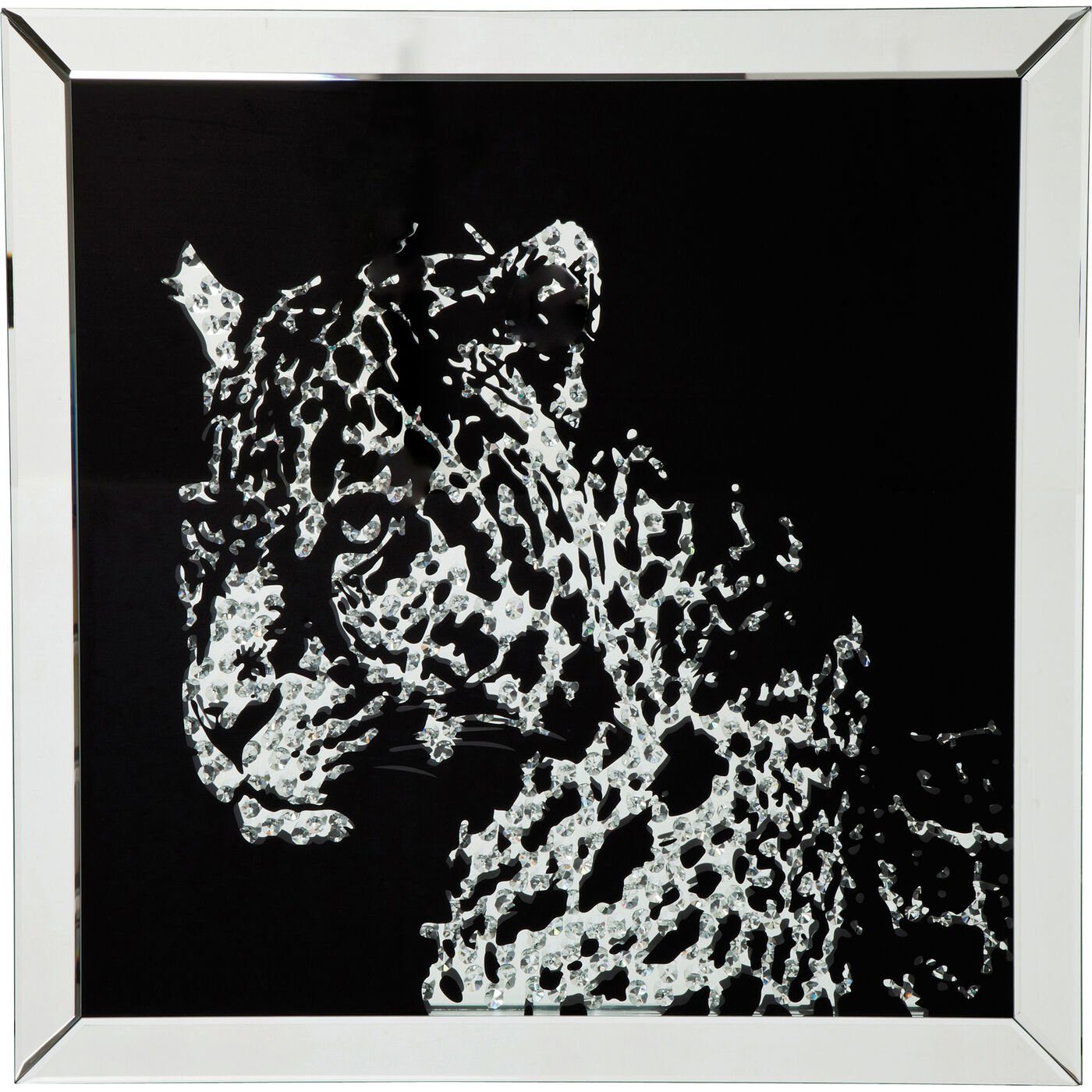 Kare Design Bild Frame Mirror Leopard, günstig online kaufen