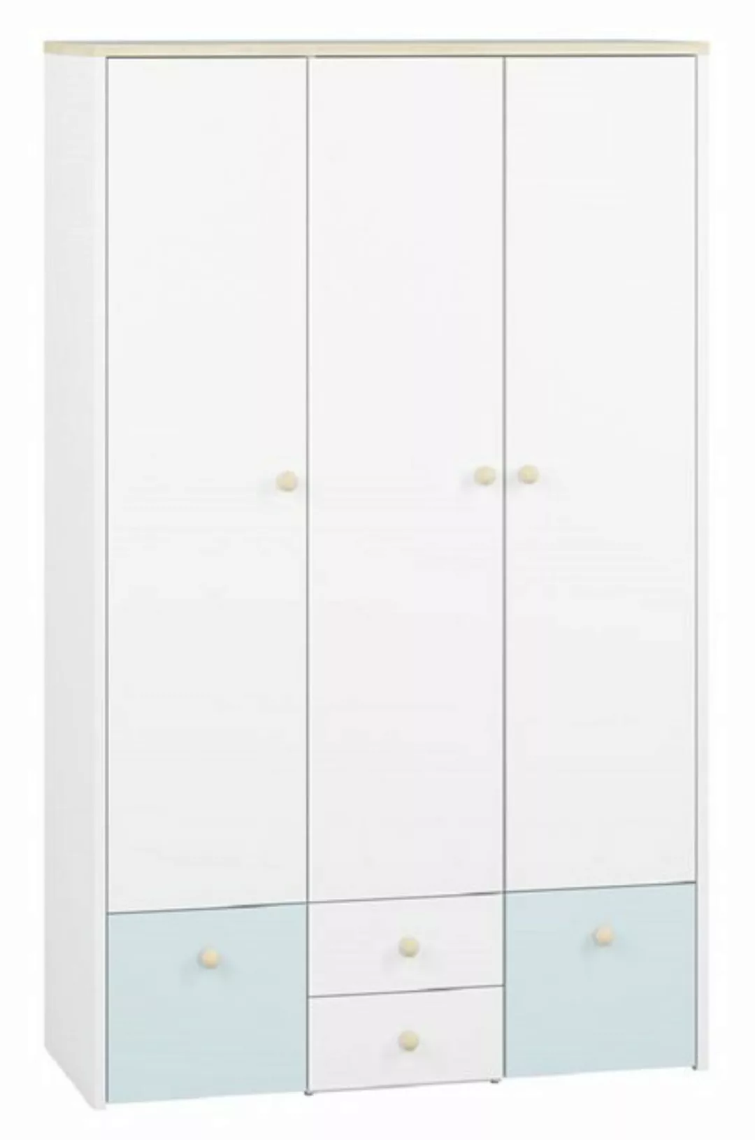 Feldmann-Wohnen Kleiderschrank ELMO (Schrank) B/T/H: 117 cm x 51 cm x 193 c günstig online kaufen