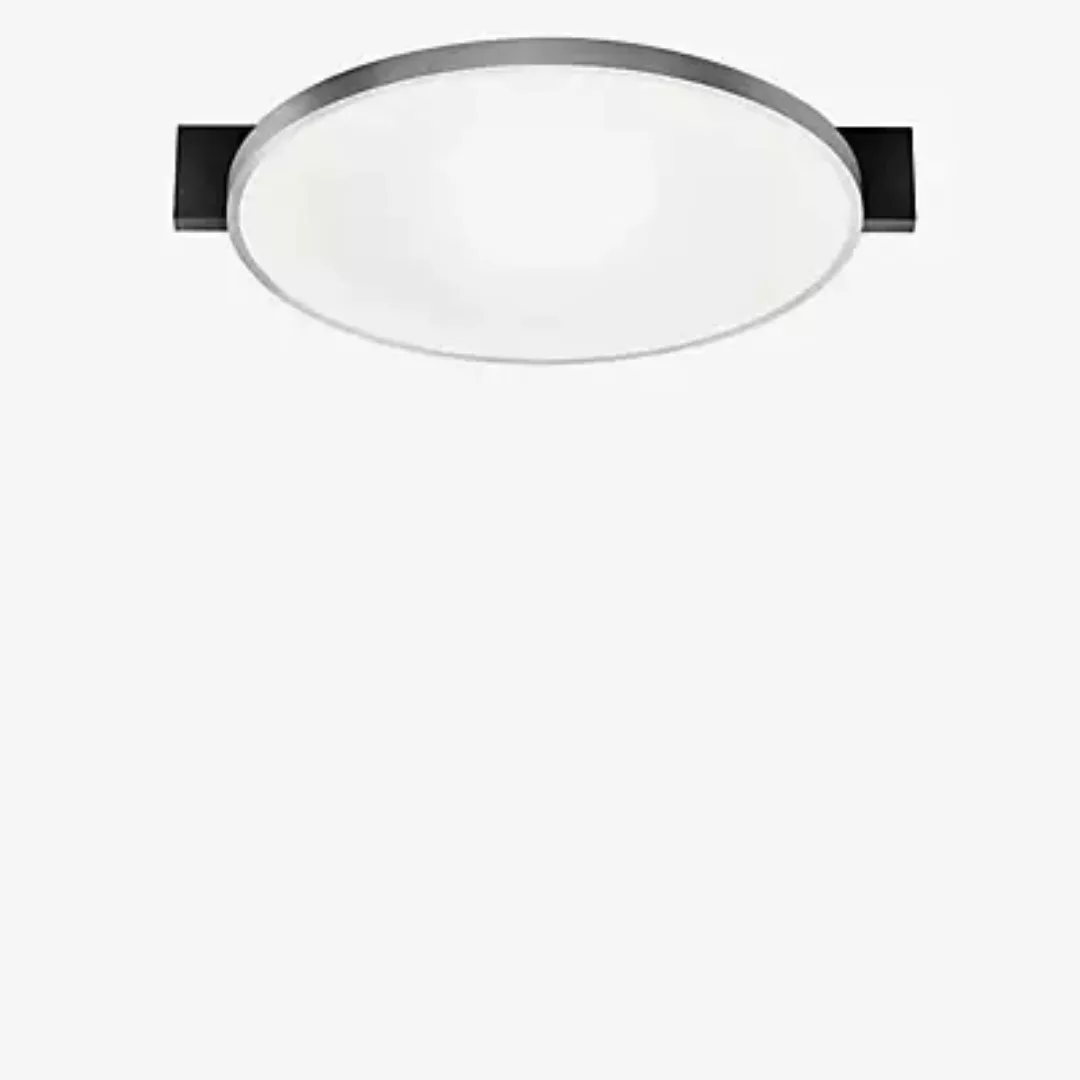 Light Point Inlay Round Deckenleuchte LED, schwarz/silber - 34,2 cm günstig online kaufen