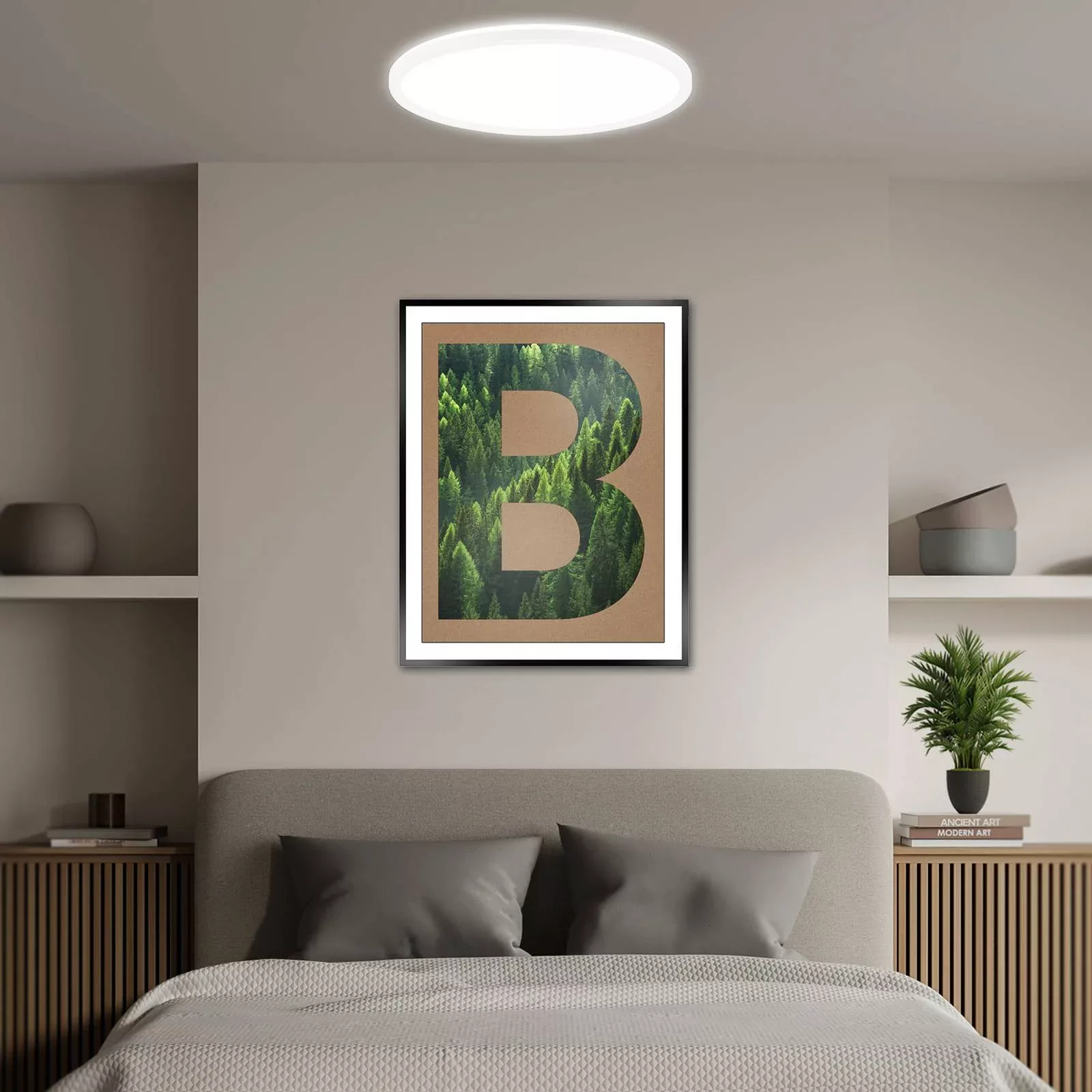 LED-Deckenleuchte Tava A, Ø 42 cm, Kunststoff, weiß günstig online kaufen