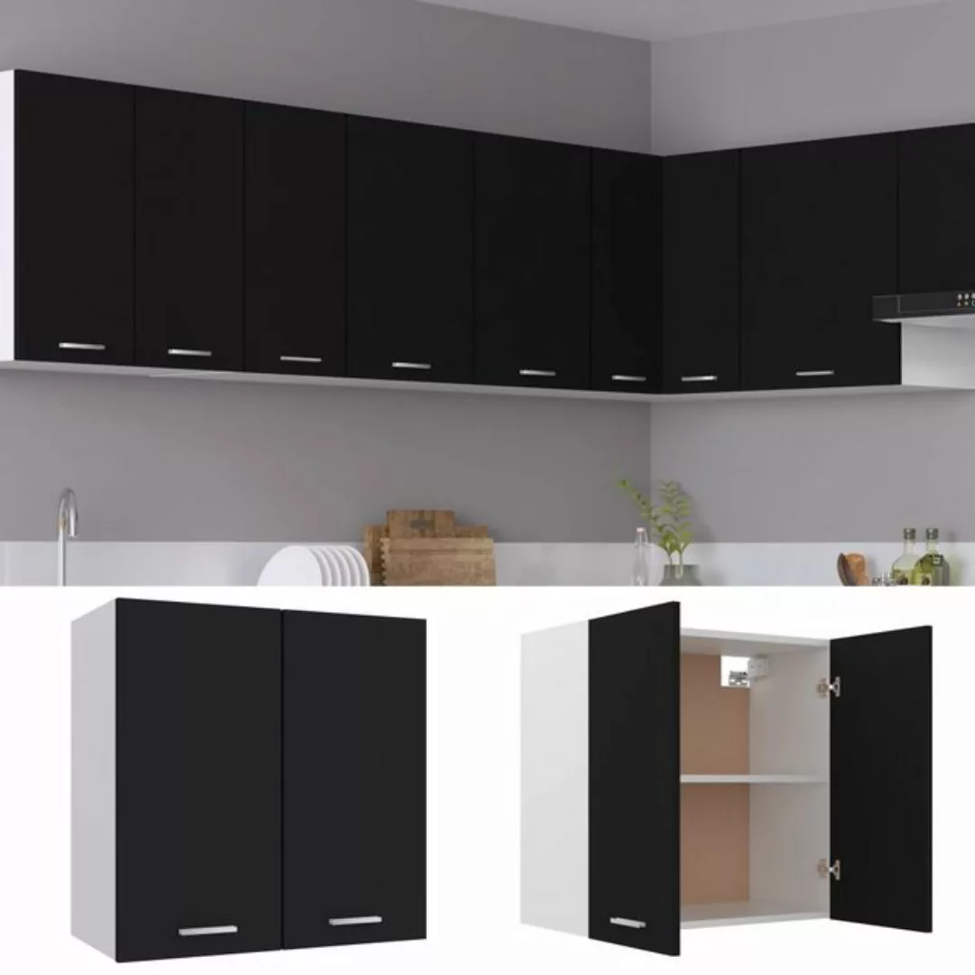 vidaXL Hängeschrank Hängeschrank Schwarz 60x31x60 cm Spanplatte günstig online kaufen