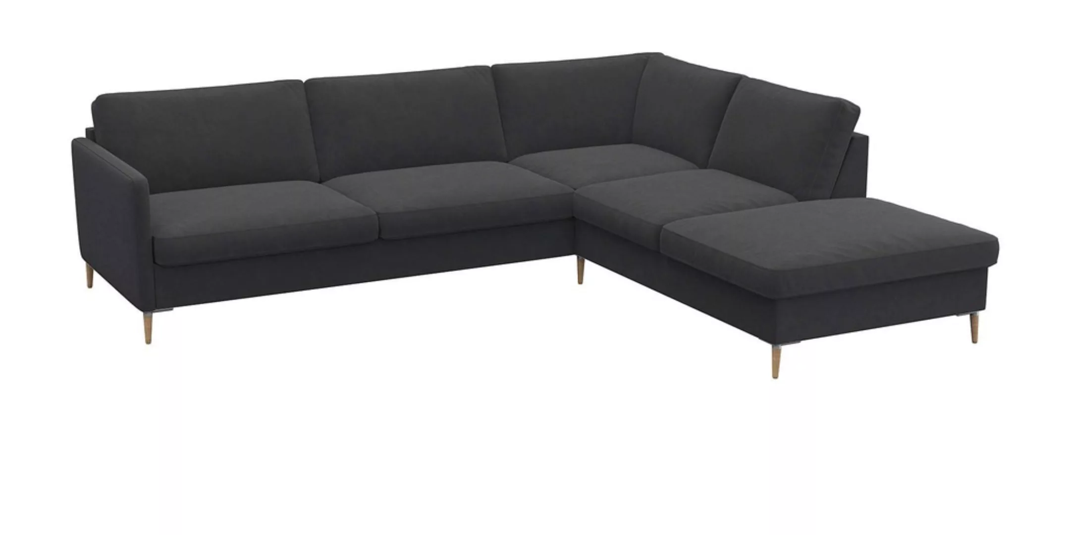 FLEXLUX Ecksofa "Fiore, super Sitzkomfort durch Kaltschaum im Sitz, L-Form" günstig online kaufen