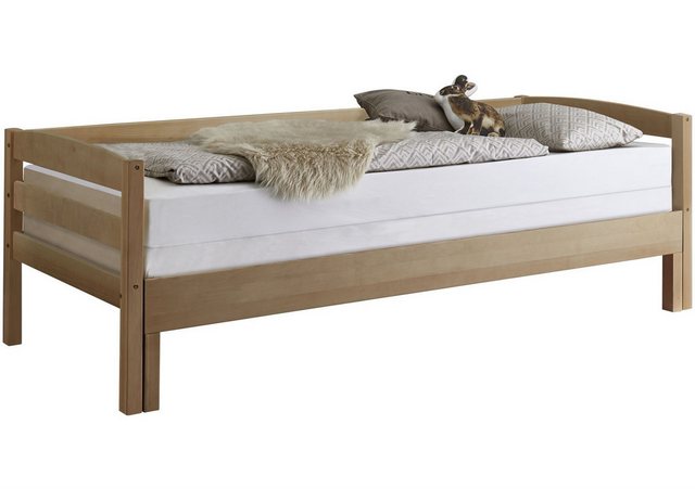 58 aufm Kessel Bettgestell Funktionsbett Giuliana 214x98x72 Ausziehbett Mas günstig online kaufen