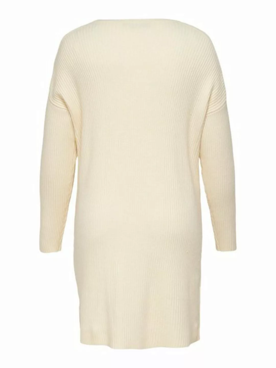 ONLY Curvy Langarm Strickkleid Damen White günstig online kaufen