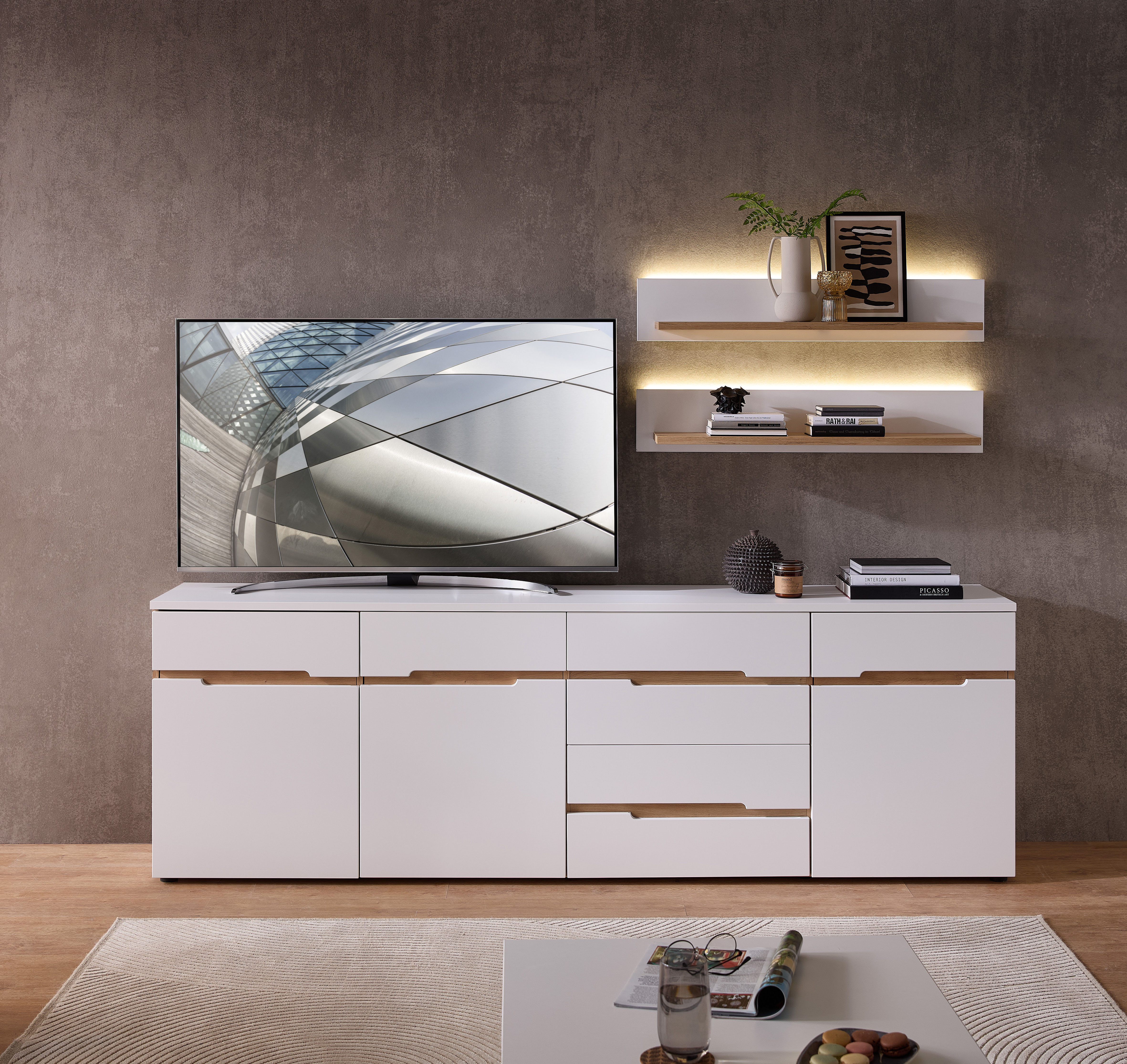 Innostyle Wandboard "Memphis 2er Set Wandboard, 100x15x23cm (B/H/T)", LED-B günstig online kaufen