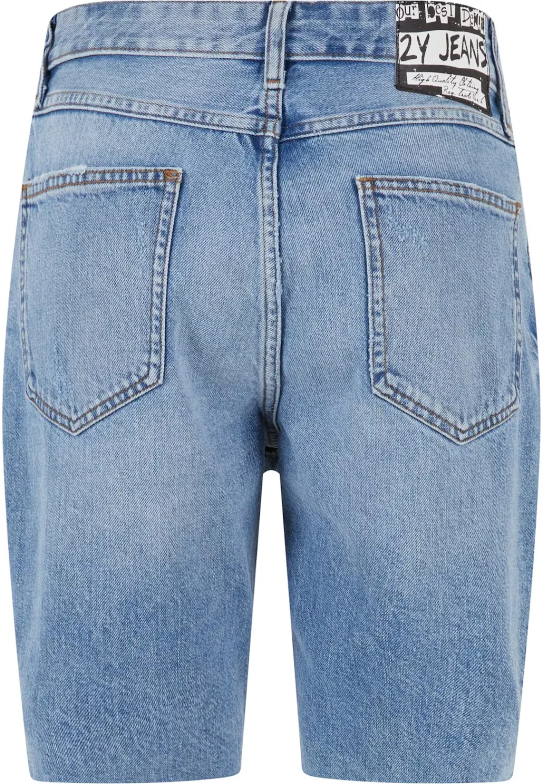 2Y Studios Bequeme Jeans "2Y Studios Herren 2Y Destroyed Denim Shorts" günstig online kaufen