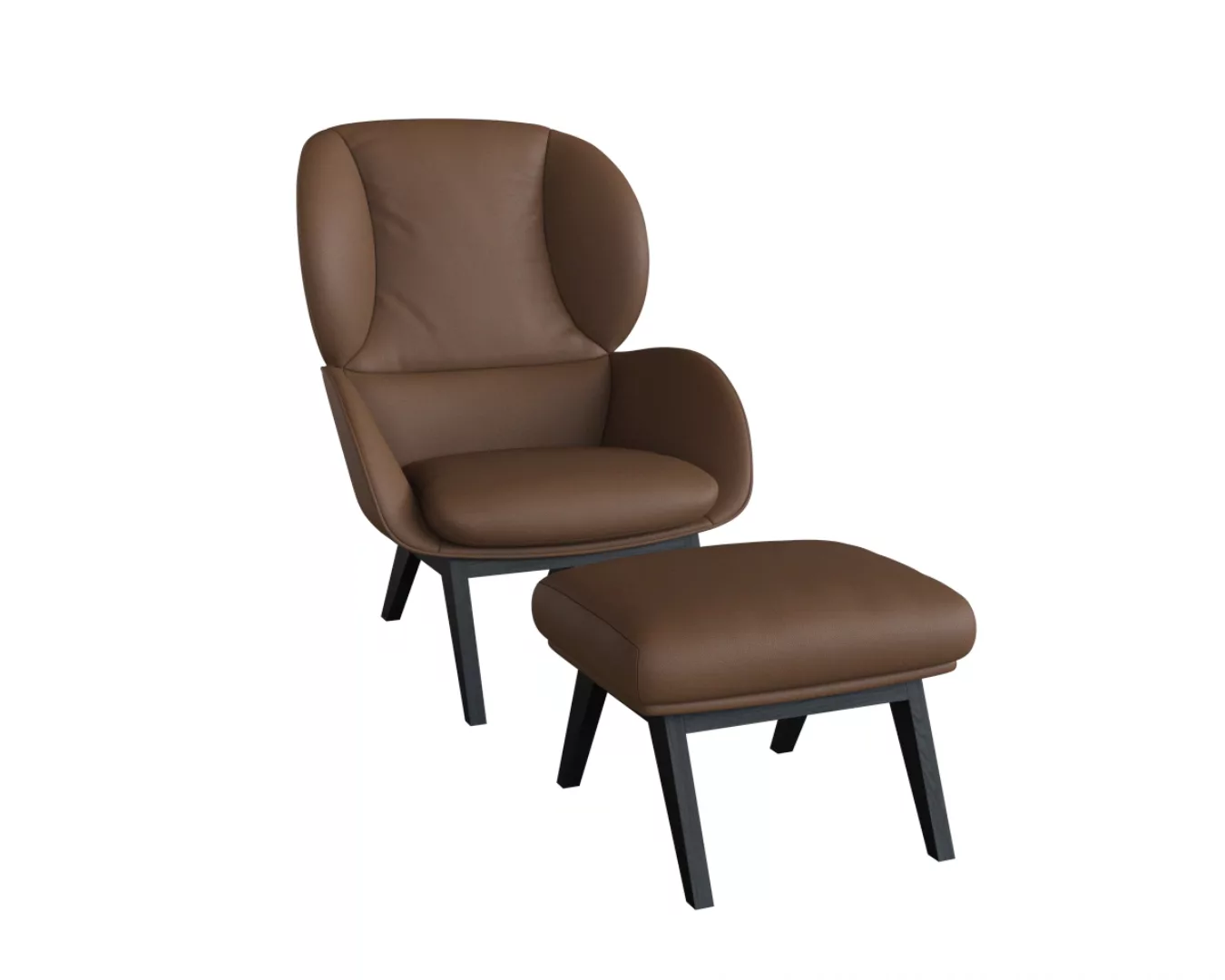 FLEXLUX Ohrensessel »Adria Designsessel, Loungesessel,«, Stil & Komfort, or günstig online kaufen