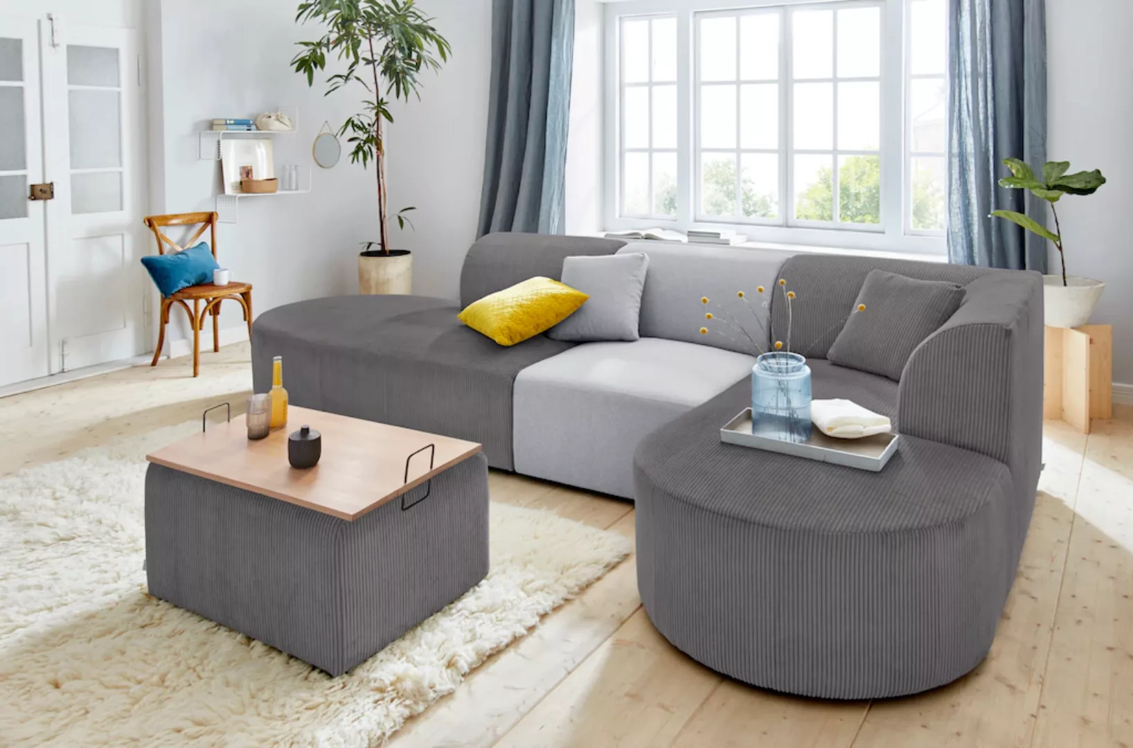 andas Sofa-Eckelement "Alesund", als Einzelteile oder Modulteil günstig online kaufen