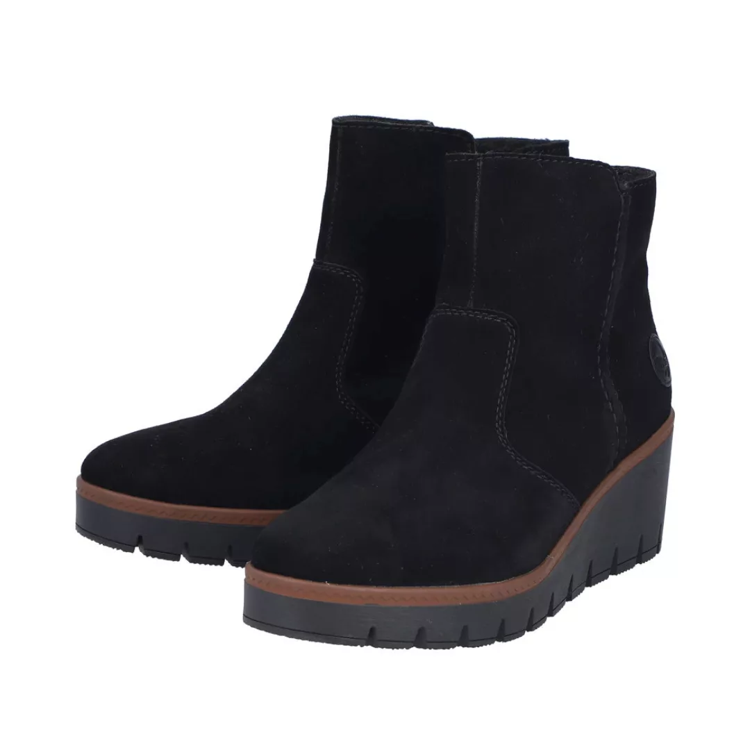 Rieker Winterstiefelette, Keilboots, Basic-Stiefelette mit Innenreißverschl günstig online kaufen