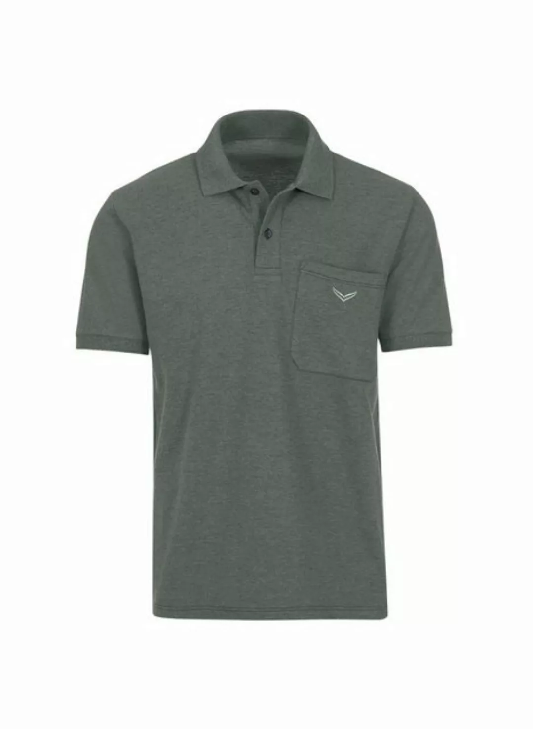 Trigema Poloshirt "TRIGEMA Polohemd mit Brusttasche", (1 tlg.) günstig online kaufen