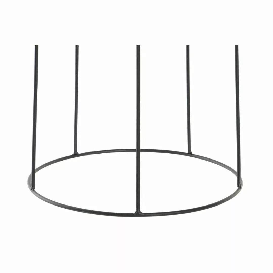 Blumentopf Dkd Home Decor Natürlich Schwarz Metall Kolonial Faser (30 X 30 günstig online kaufen