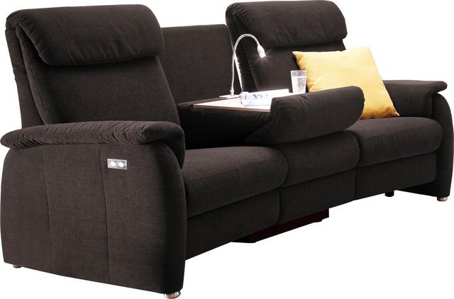 Home affaire Sofa "Turin", mit motorischer Relaxfunktion, Tisch, Leuchte + günstig online kaufen