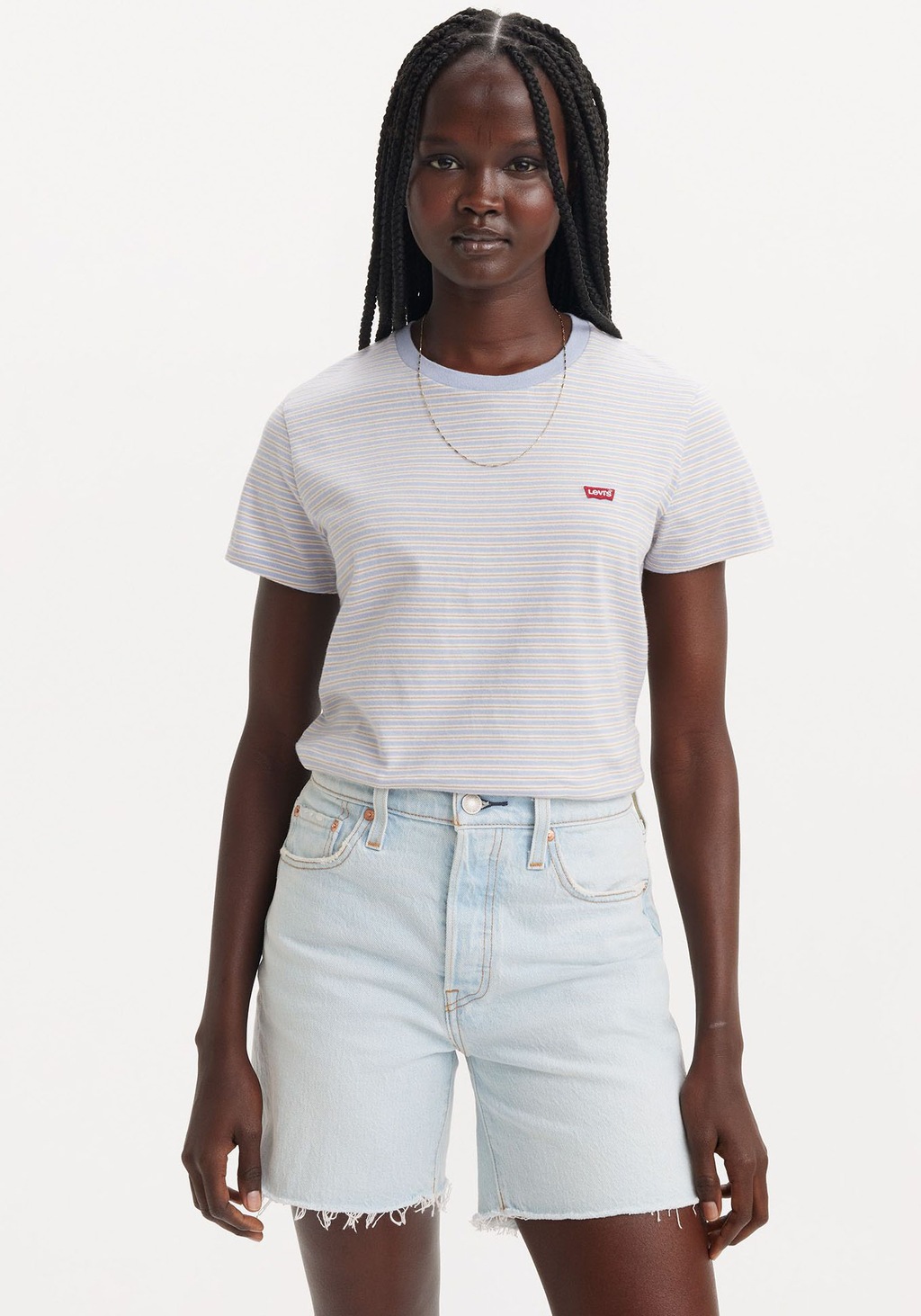 Levi's® T-Shirt The perfect Tee mit kleiner Logo-Stickerei günstig online kaufen