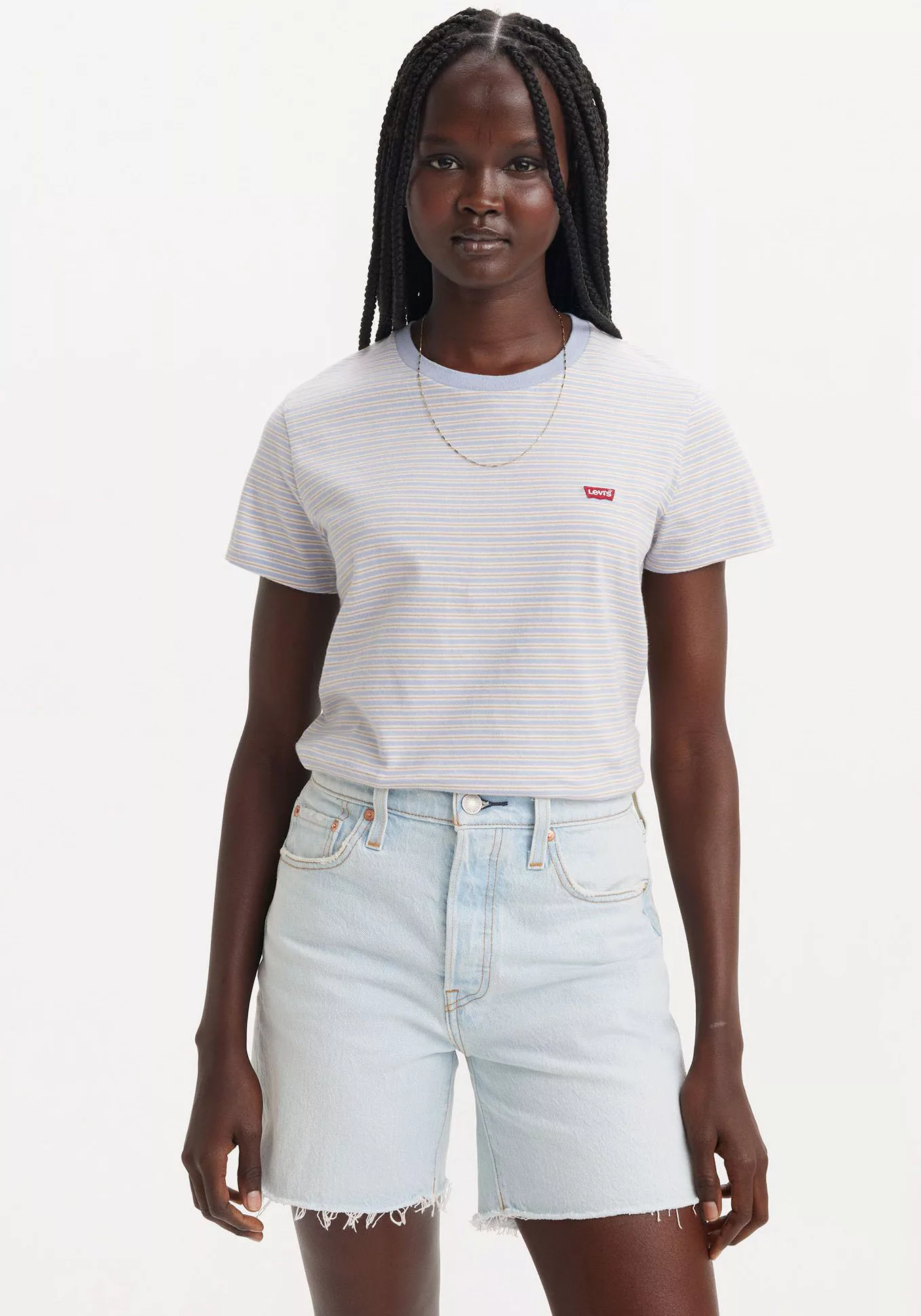 Levi's® T-Shirt The perfect Tee mit kleiner Logo-Stickerei günstig online kaufen