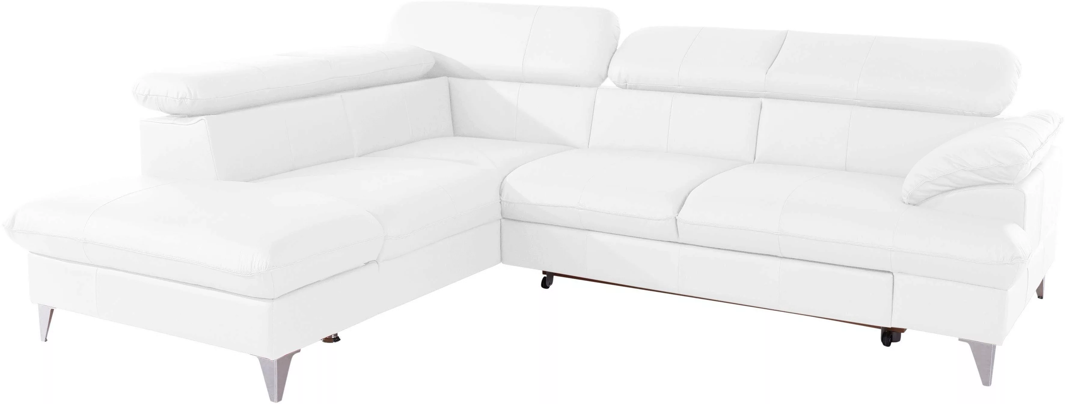 COTTA Polstergarnitur "Caluso L-Form", Set bestehend aus: Ecksofa mit Kopft günstig online kaufen