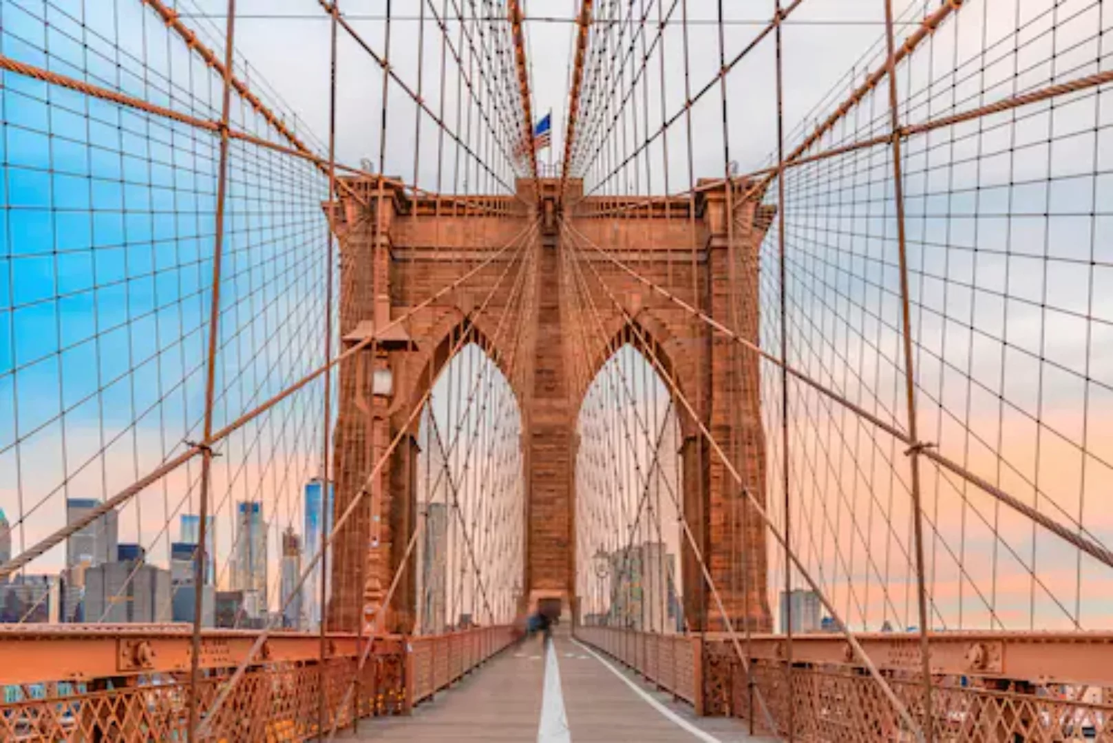 Papermoon Fototapete »Brooklyn Brücke« günstig online kaufen