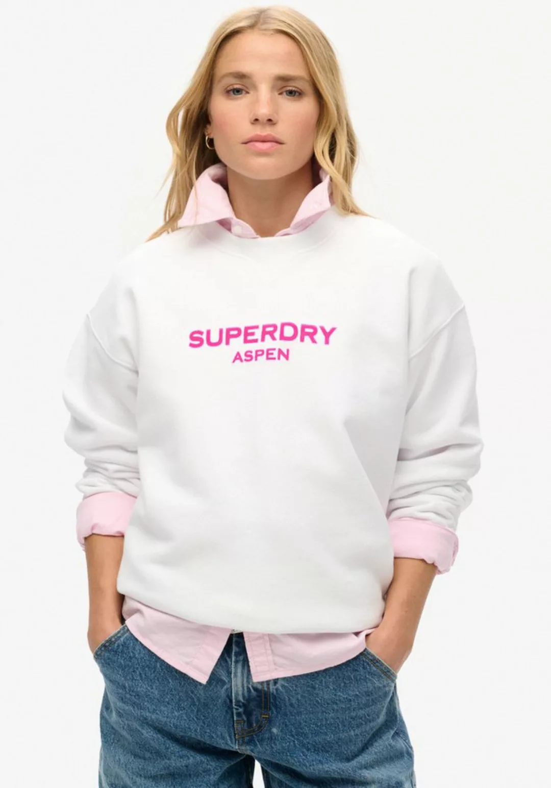 Superdry Sweatshirt SPORT LUXE LOOSE CREW SWEAT günstig online kaufen