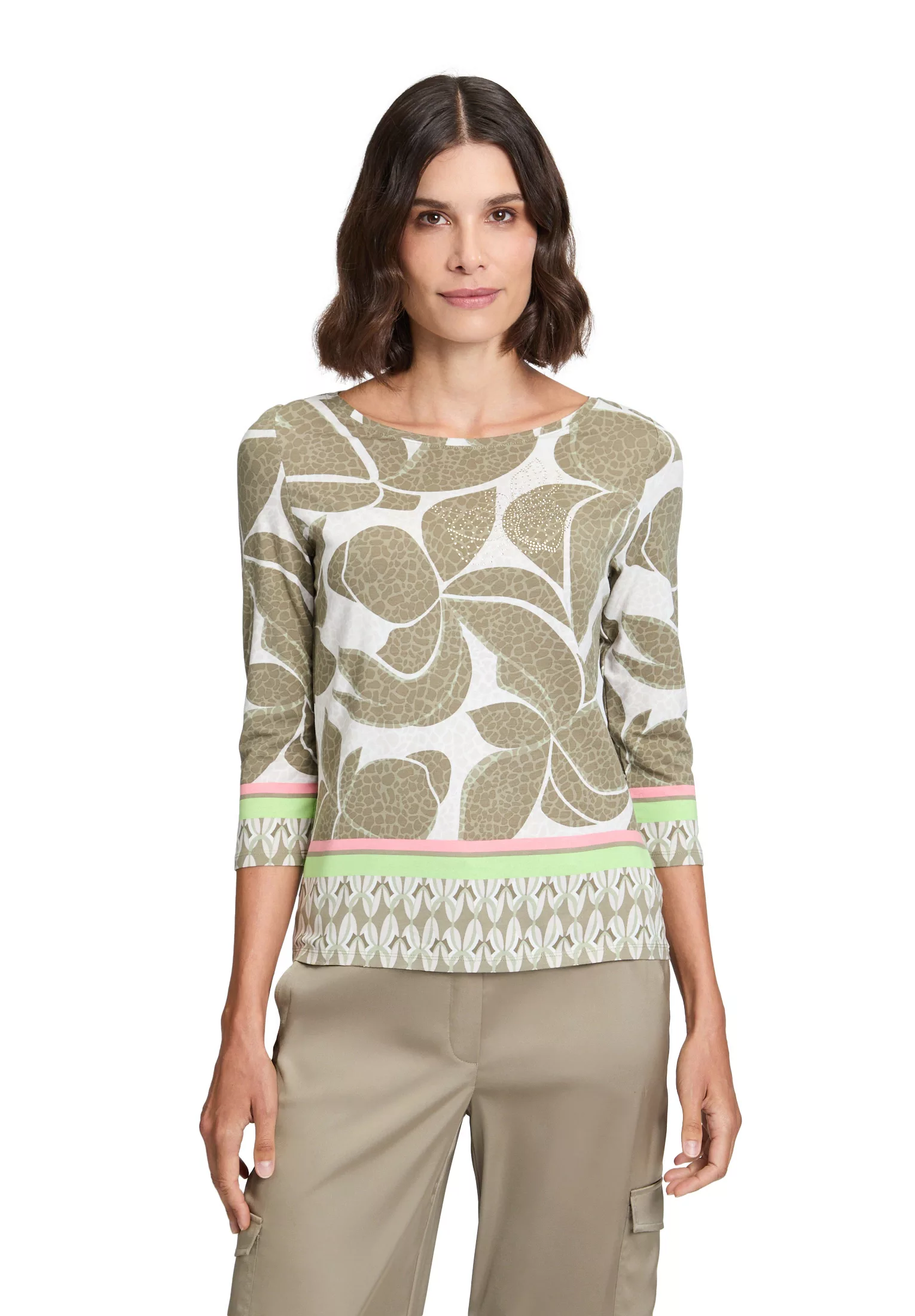 Betty Barclay 3/4-Arm-Shirt "Betty Barclay Damen Basic Shirt mit Print", (1 günstig online kaufen
