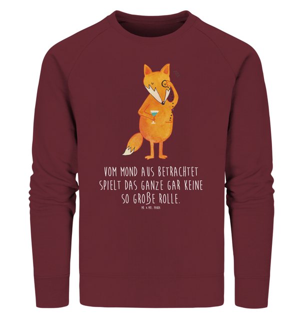 Mr. & Mrs. Panda Longpullover Größe XS Fuchs Lord - Burgundy - Geschenk, Sw günstig online kaufen