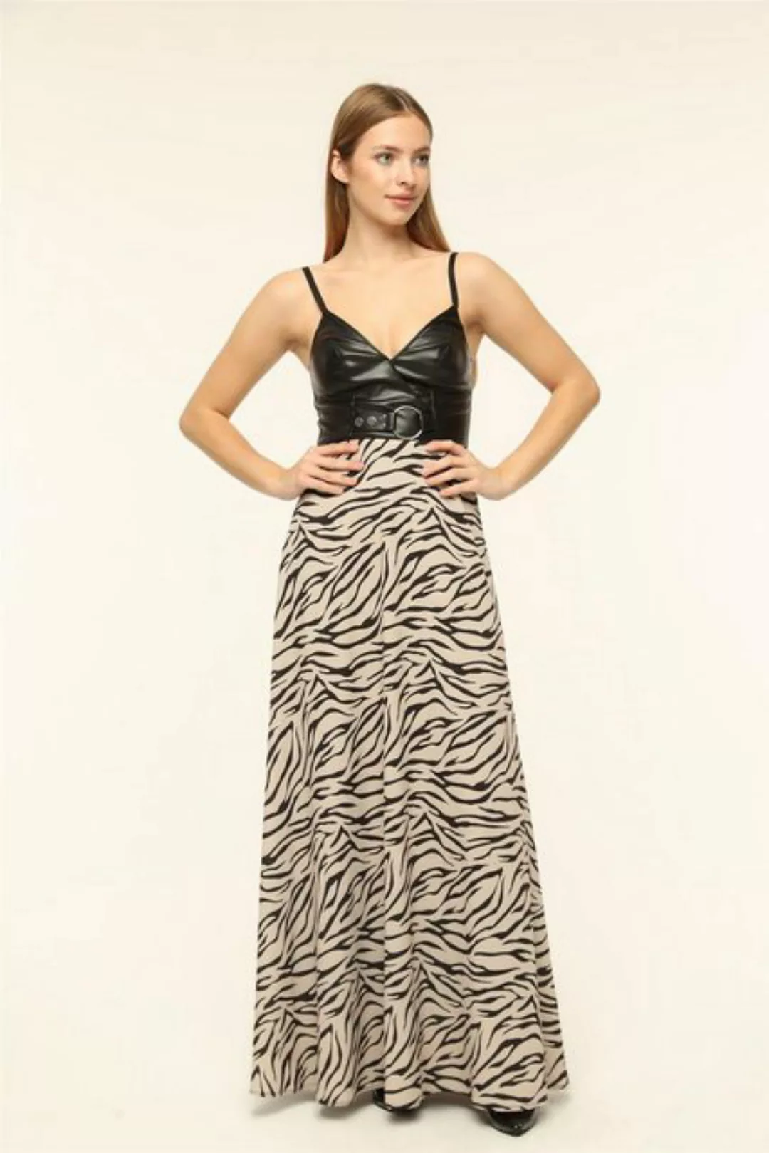 HomeStore Maxikleid Zebra-Print-Kleid günstig online kaufen