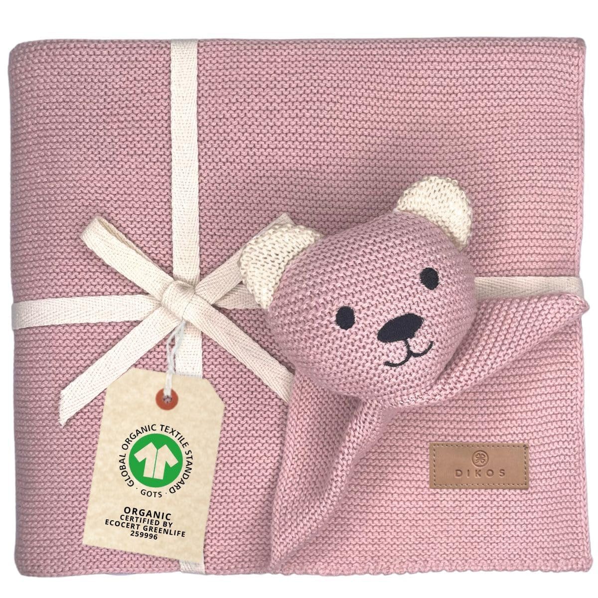Babydecke DIKOS® Babydecke SCHMUSE-Bär Baby Geschenk günstig online kaufen