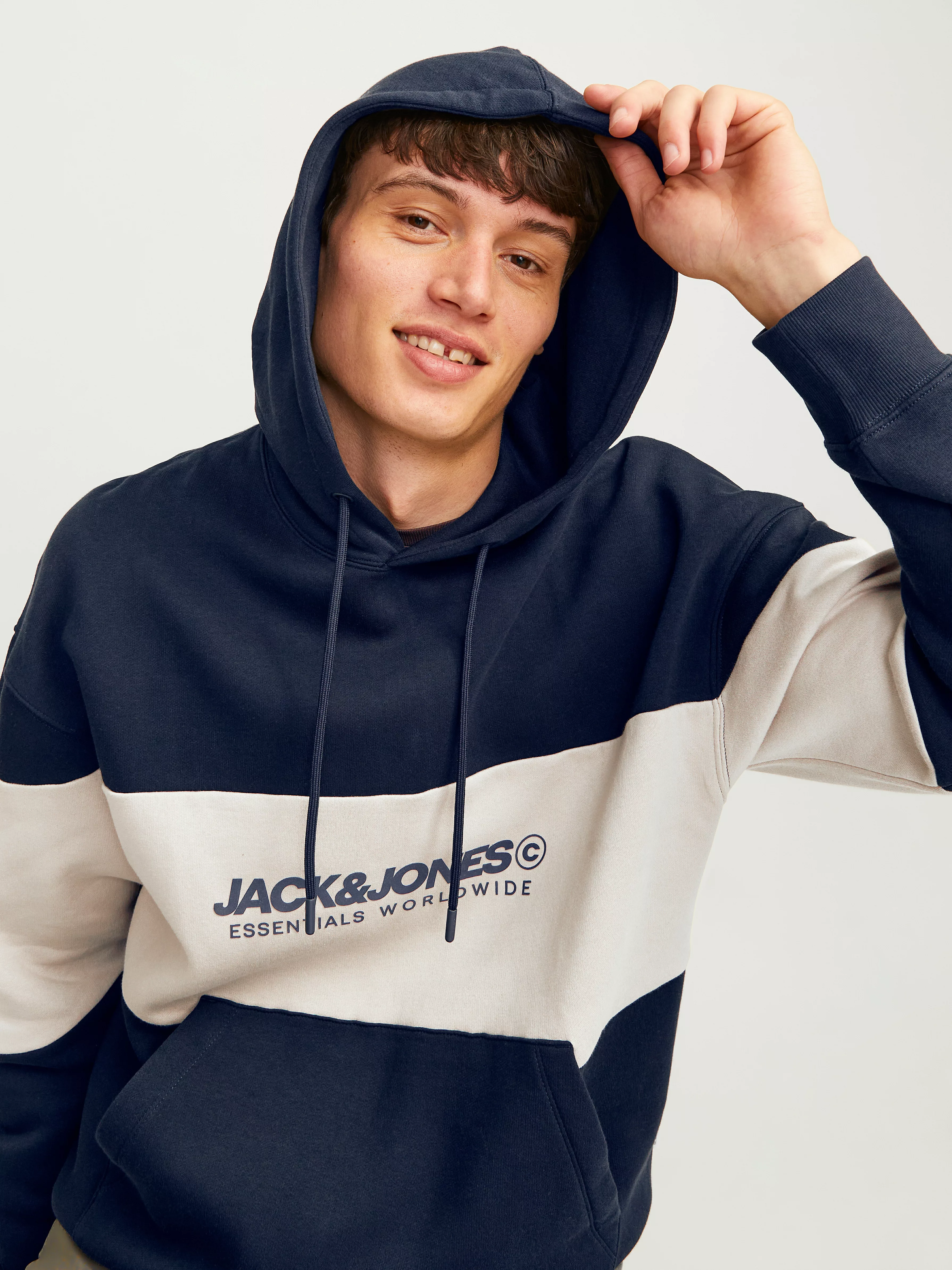 Jack & Jones Kapuzensweatshirt JJELEGACY BLOCKING SWEAT HOOD NOOS günstig online kaufen