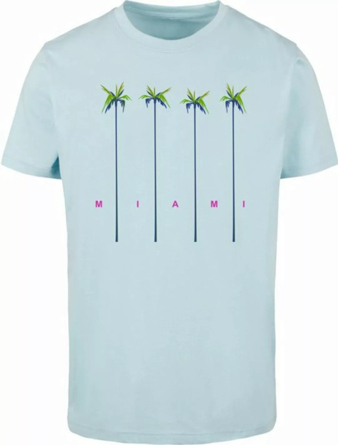 MisterTee T-Shirt "MisterTee Herren Miami Palms Tee" günstig online kaufen