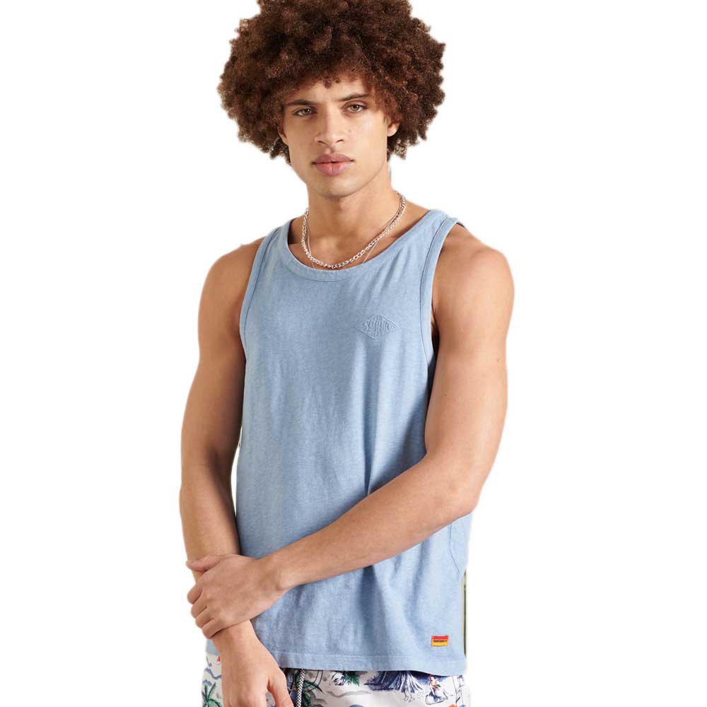 Superdry La Beach Ärmelloses T-shirt S Cali Washed Blue günstig online kaufen