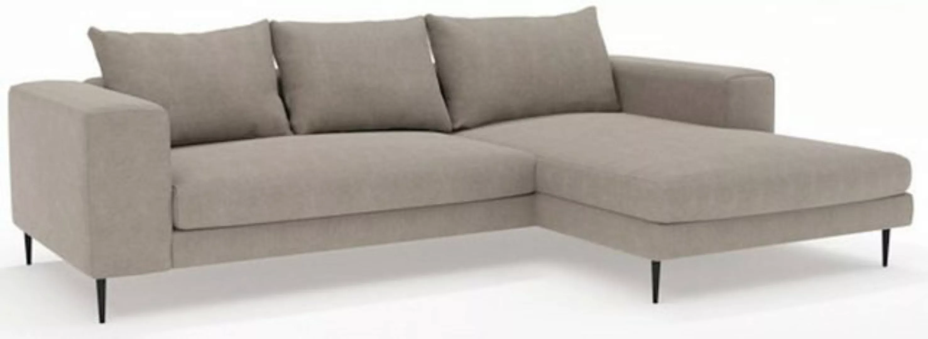 Feldmann-Wohnen Ecksofa Austin, 1 Teile, 275x170x83cm taupe grau Recamiere günstig online kaufen