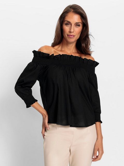 heine Klassische Bluse Baumwollbluse günstig online kaufen