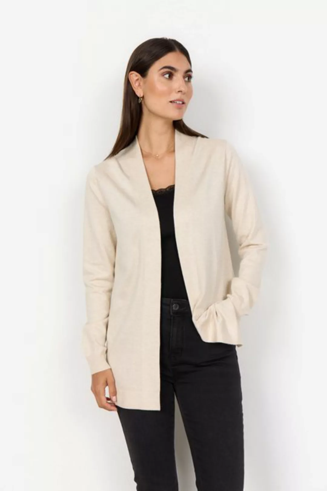 soyaconcept Strickjacke Soyaconcept Strickjacke SC-Dollie in Cream Melange günstig online kaufen