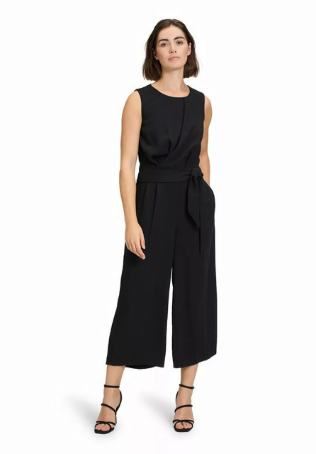 Betty&Co Overall Betty & Co Jumpsuit ohne Arm (1-tlg) Falten günstig online kaufen