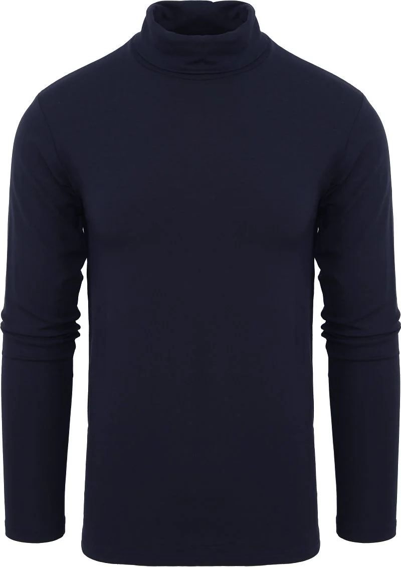 Alan Red Milton Rollkragen Longsleeve Shirt Navy - Größe S günstig online kaufen